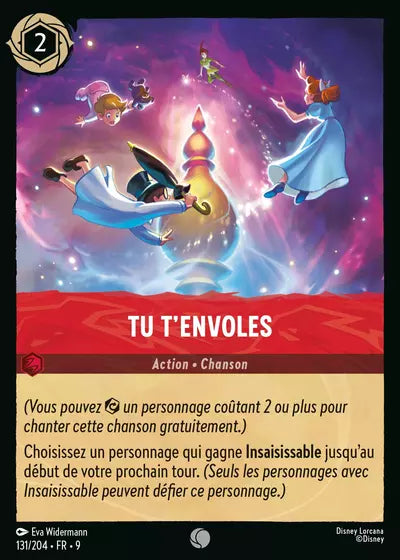Carte Lorcana - Disney Tu t'envoles 131/204 Chapitre 09 Fabuleux FAB Neuf FR LorenZone