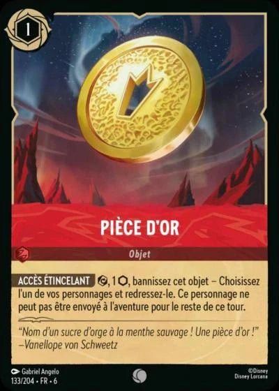 133/204 - Pièce d'or - LorenZone - Pokémon