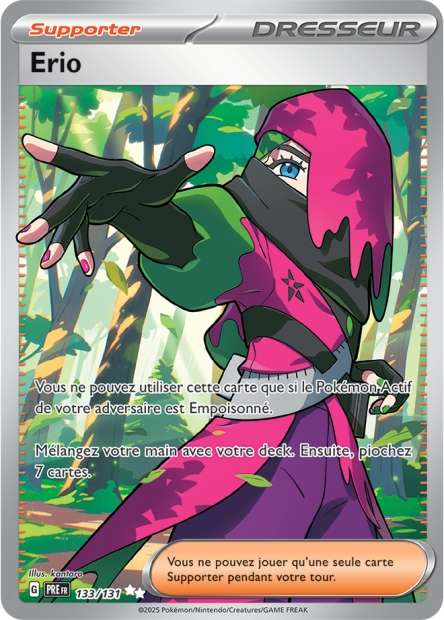 Carte Pokémon Erio 133/131 Evolutions Prismatiques PRE EV8_5 Neuf FR LorenZone