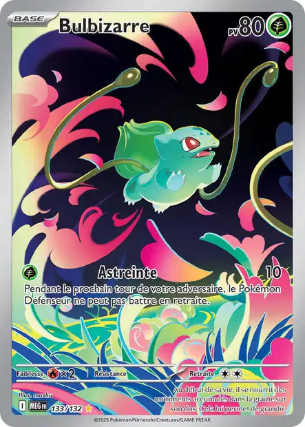 Carte Pokémon Bulbizarre 133/132 MEG Méga-Évolution ME01 Neuf FR LorenZone