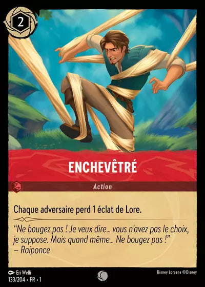 Carte Lorcana - Disney Enchevêtré 133/204 Chapitre 01 Premier Chapitre FC Neuf FR LorenZone