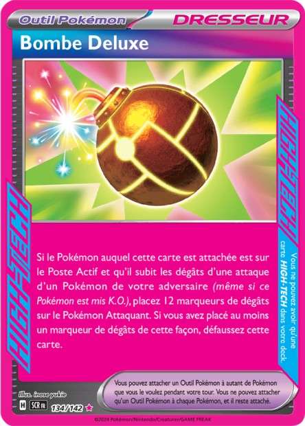 Carte Pokémon Bombe Deluxe 134/142 SCR Couronne Stellaire EV07 Neuf FR LorenZone