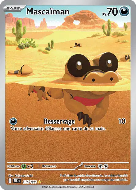 Carte Pokémon Mascaïman 135/086 BLK Foudre Noire EV10_5 Neuf FR LorenZone