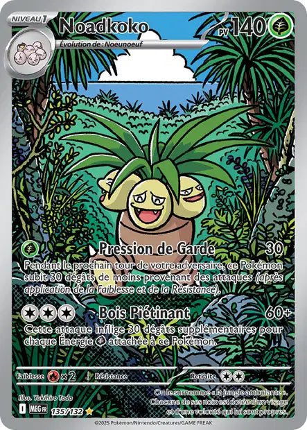 Carte Pokémon Noadkoko 135/132 MEG Méga-Évolution ME01 Neuf FR LorenZone