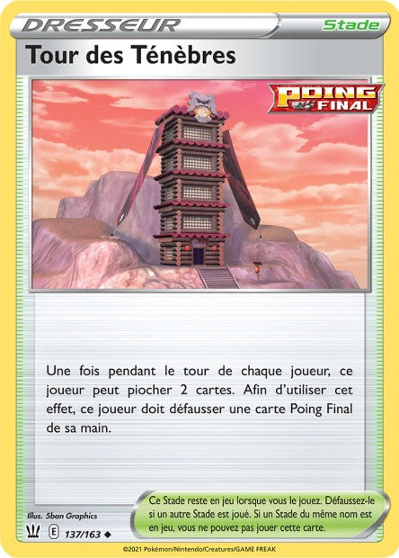 Carte Pokémon Tour des Ténèbres 137/163 SWSH5 EB05 LorenZone