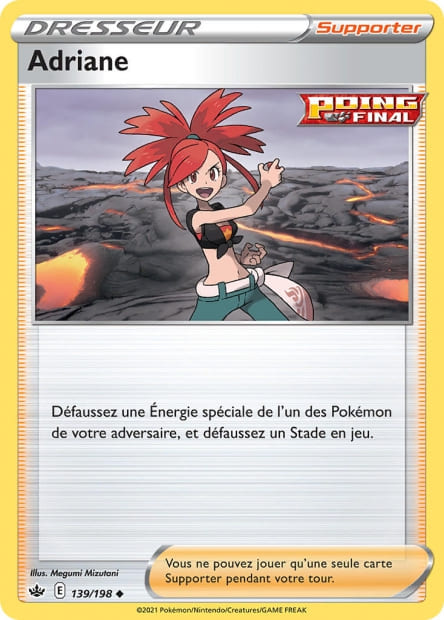 Carte Pokémon Adriane 139/198 CRE EB06 LorenZone