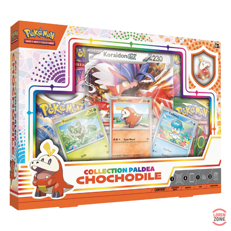Coffret - Lot x3 Collection Paldea (Coiffeton, Poussacha, Chochodile)