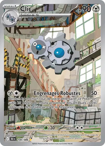 Carte Pokémon Clic 140/086 BLK Foudre Noire EV10_5 Neuf FR LorenZone