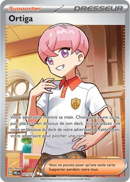 Carte Pokémon Ortiga 141/131 Evolutions Prismatiques PRE EV8_5 Neuf FR LorenZone