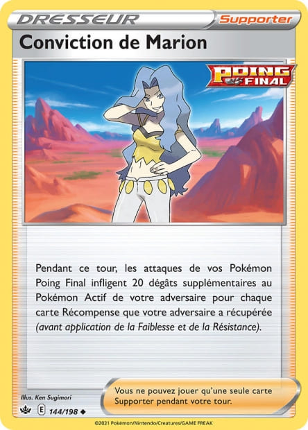 Carte Pokémon Conviction de Marion 144/198 CRE EB06 LorenZone