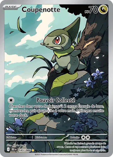 Carte Pokémon Coupenotte 145/086 BLK Foudre Noire EV10_5 Neuf FR LorenZone