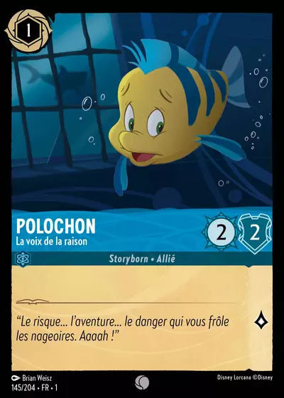 Carte Lorcana - Disney Polochon, La voix de la raison 145/204 Chapitre 01 Premier Chapitre FC Neuf FR LorenZone