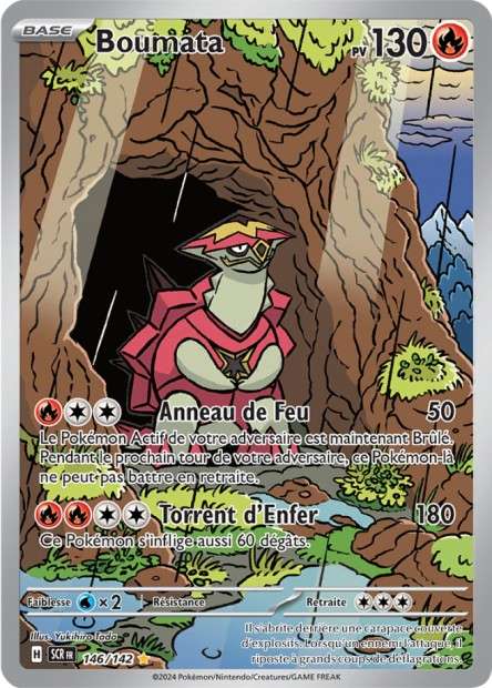Carte Pokémon Boumata 146/142 SCR Couronne Stellaire EV07 Neuf FR LorenZone