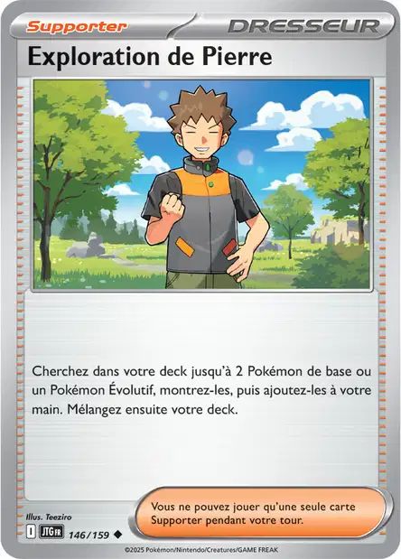 Carte Pokémon Exploration de Pierre 146/159 JTG Aventures Ensemble EV09 Neuf FR LorenZone