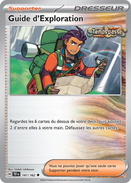 Carte Pokémon Guide d’Exploration 147/162 TEF Forces Temporelles EV05 Neuf FR LorenZone