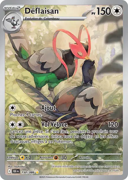 Carte Pokémon Déflaisan 150/086 BLK Foudre Noire EV10_5 Neuf FR LorenZone