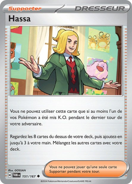 Carte Pokémon Hassa 151/167 TWM Mascarade Crépusculaire EV06 Neuf FR LorenZone