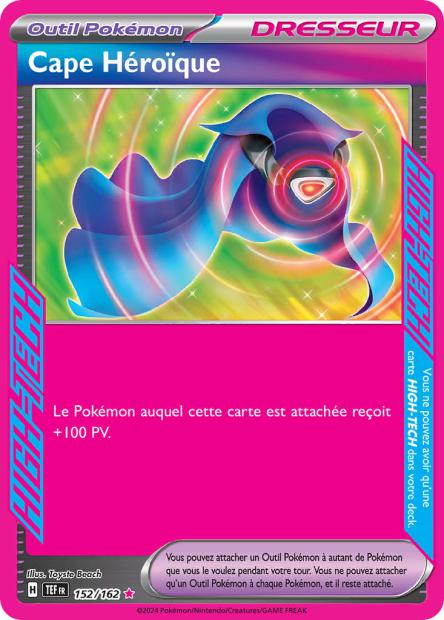 Carte Pokémon Cape Heroïque 152/162 TEF Forces Temporelles EV05 Neuf FR LorenZone