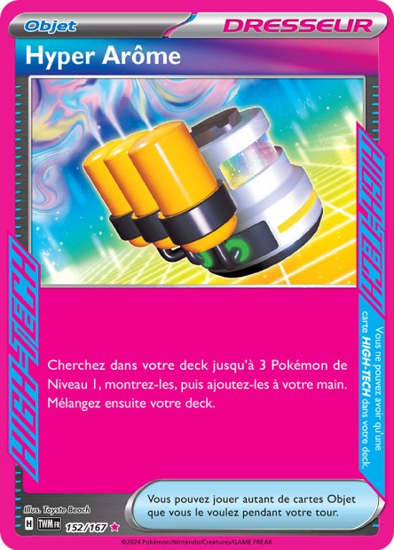 Carte Pokémon Hyper Arôme 152/167 TWM Mascarade Crépusculaire EV06 Neuf FR LorenZone