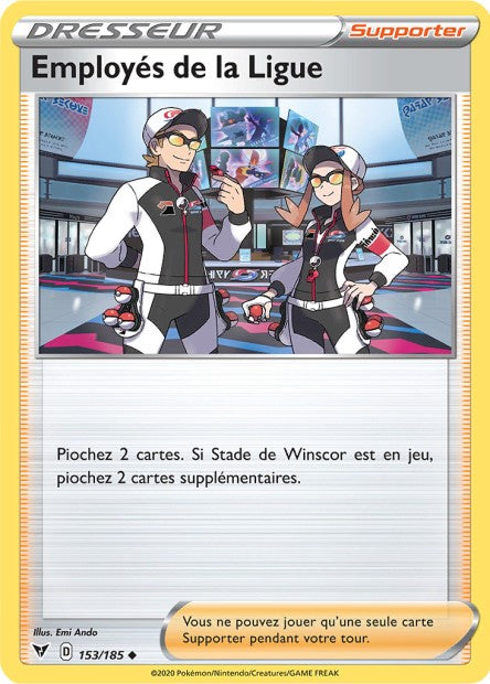 153/185 - Employés de la Ligue