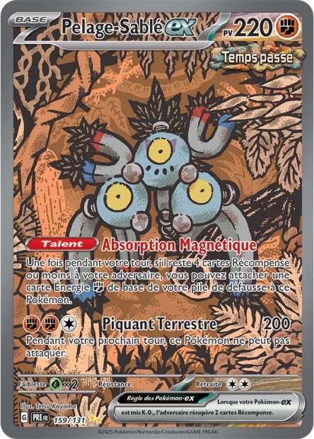 Carte Pokémon Pelage-Sablé EX 159/131 Evolutions Prismatiques PRE EV8_5 Neuf FR LorenZone