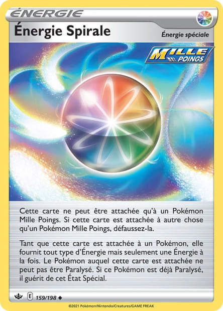 Carte Pokémon Énergie Spirale 159/198 CRE EB06 LorenZone