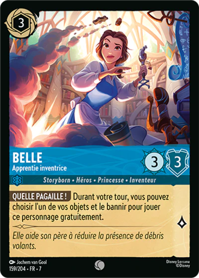 Carte Lorcana - Disney Mattias, Général d'Arendelle 159/204 Commune Samanta Erdini Chapitre 07 L'Île d'Archazia ARI Neuf FR LorenZone