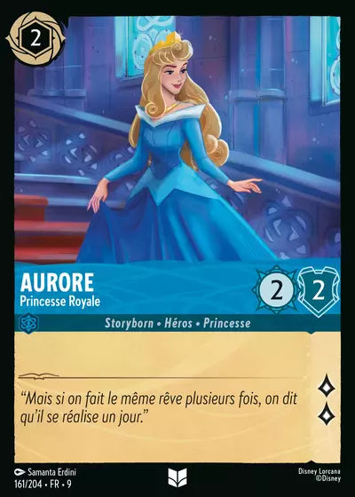 Carte Lorcana - Disney Aurore, Princesse Royale 161/204 Chapitre 09 Fabuleux FAB Neuf FR LorenZone