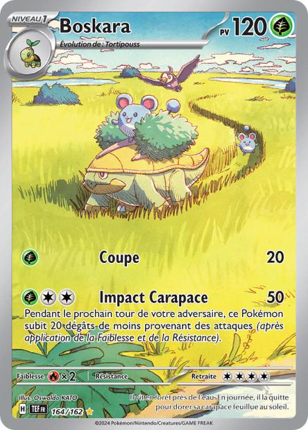 Carte Pokémon Boskara 164/162 TEF Forces Temporelles EV05 Neuf FR LorenZone