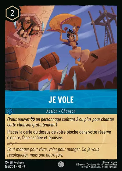 Carte Lorcana - Disney Je Vole 165/204 Chapitre 09 Fabuleux FAB Neuf FR LorenZone