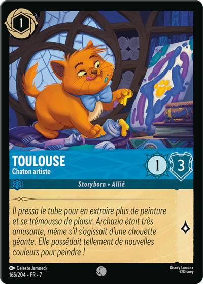 Carte Lorcana - Disney Dawson, Détective énigmatique 165/204 Rare Mario Oscar Gabriele Chapitre 07 L'Île d'Archazia ARI Neuf FR LorenZone