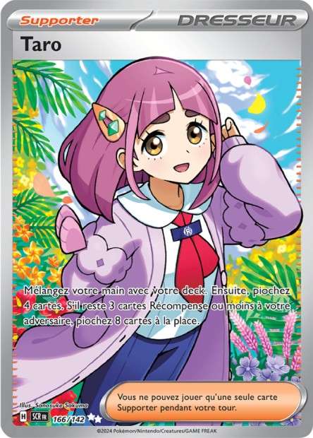 Carte Pokémon Taro 166/142 SCR Couronne Stellaire EV07 Neuf FR LorenZone