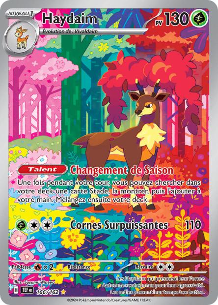 Carte Pokémon Haydaim 166/162 TEF Forces Temporelles EV05 Neuf FR LorenZone