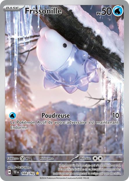 Carte Pokémon Frissonille 168/162 TEF Forces Temporelles EV05 Neuf FR LorenZone