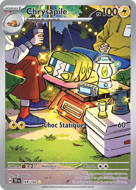 Carte Pokémon Chrysapile 169/162 TEF Forces Temporelles EV05 Neuf FR LorenZone