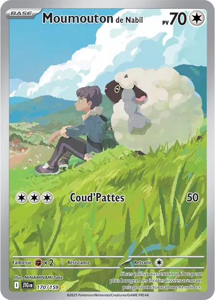 Carte Pokémon Moumouton de Nabil 170/159 JTG Aventures Ensemble EV09 Neuf FR LorenZone