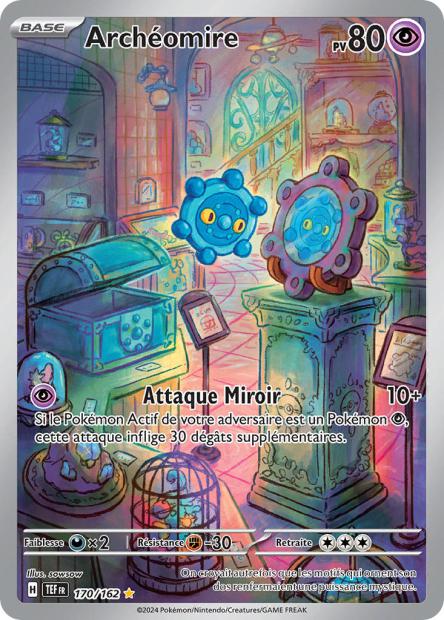 Carte Pokémon Archéomire 170/162 TEF Forces Temporelles EV05 Neuf FR LorenZone