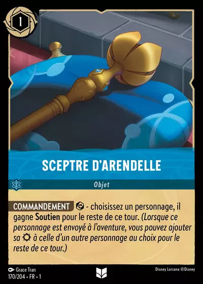 Carte Lorcana - Disney Sceptre d'Arendalle 170/204 Chapitre 01 Premier Chapitre FC Neuf FR LorenZone