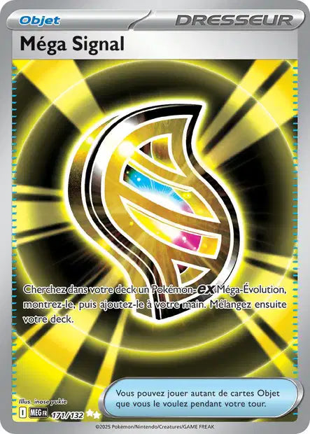 Carte Pokémon Méga Signal 171/132 MEG Méga-Évolution ME01 Neuf FR LorenZone