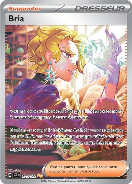 Carte Pokémon Bria 171/142 SCR Couronne Stellaire EV07 Neuf FR LorenZone
