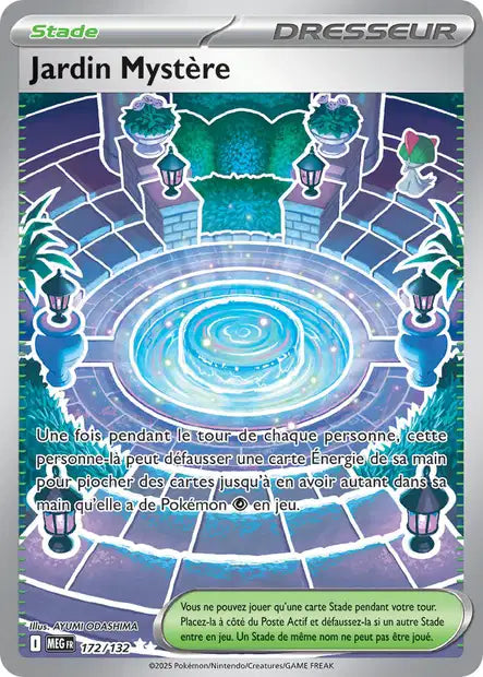 Carte Pokémon Jardin Mystère 172/132 MEG Méga-Évolution ME01 Neuf FR LorenZone