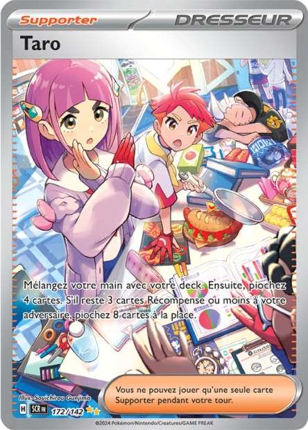 Carte Pokémon Taro 172/142 SCR Couronne Stellaire EV07 Neuf FR LorenZone