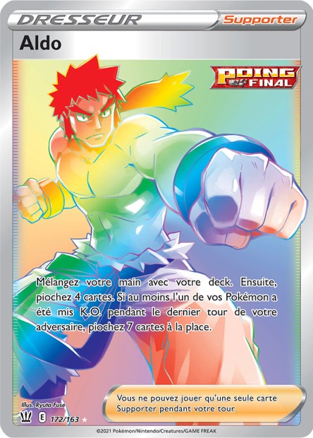 Carte Pokémon Aldo 172/163 SWSH5 EB05 LorenZone
