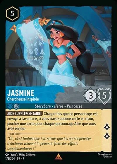 Carte Lorcana - Disney Honey Lemon, Magicienne de la chimie 173/204 Commune Brianna Garcia Chapitre 07 L'Île d'Archazia ARI Neuf FR LorenZone