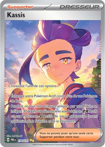 Carte Pokémon Kassis 174/131 Evolutions Prismatiques PRE EV8_5 Neuf FR LorenZone