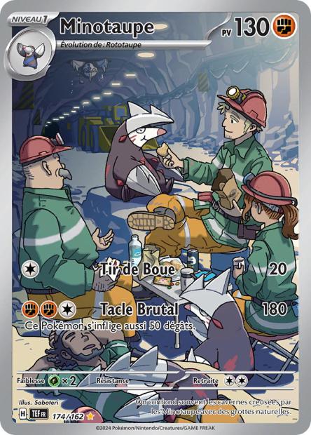 Carte Pokémon Minotaupe 174/162 TEF Forces Temporelles EV05 Neuf FR LorenZone