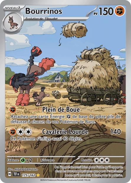 Carte Pokémon Bourrinos 175/162 TEF Forces Temporelles EV05 Neuf FR LorenZone