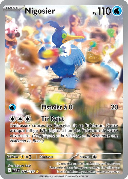 Carte Pokémon Nigosier 176/167 TWM Mascarade Crépusculaire EV06 Neuf FR LorenZone