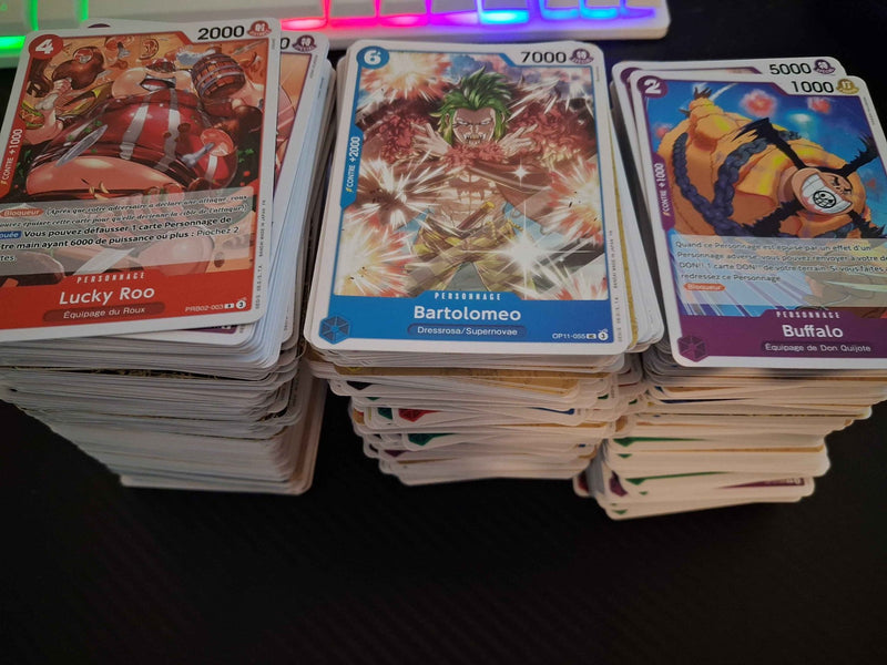 Lot 814 cartes One Piece - aperçu du lot communautaire LorenZone