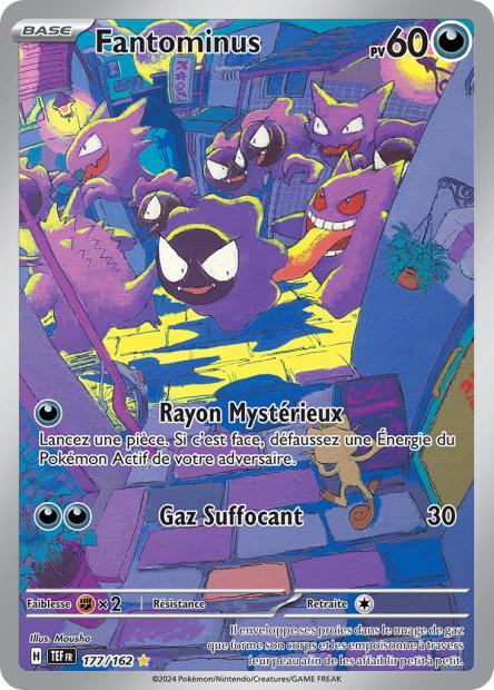 Carte Pokémon Fantominus 177/162 TEF Forces Temporelles EV05 Neuf FR LorenZone